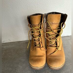 Timberland Women's Brown Combat Boots